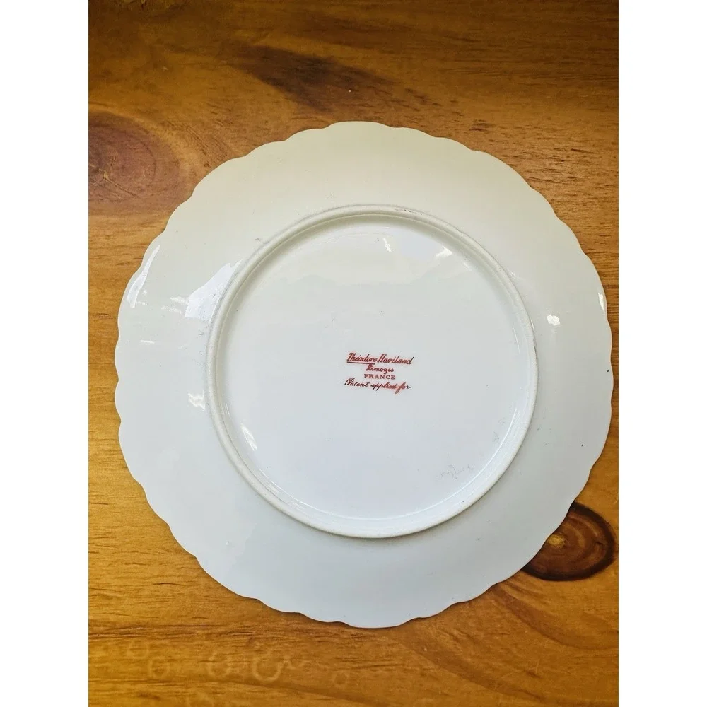 Theodore‎ Haviland Limoges Two Salad Plates Schleiger 855B France Vintage